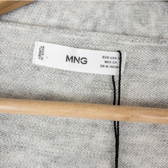 Mango womens cardigan with belt - Picture 3 of 5